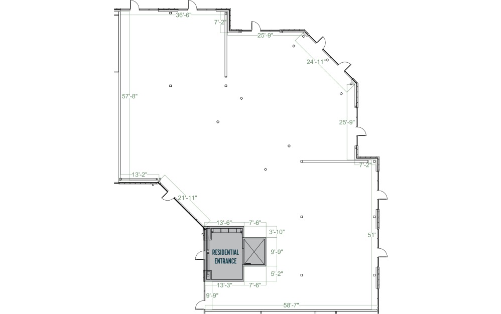 3622 Endeavor Avenue - 1 bedroom floorplan layout with 1 bathroom and 1200 - 6800 square feet (Suite Floorplan
)