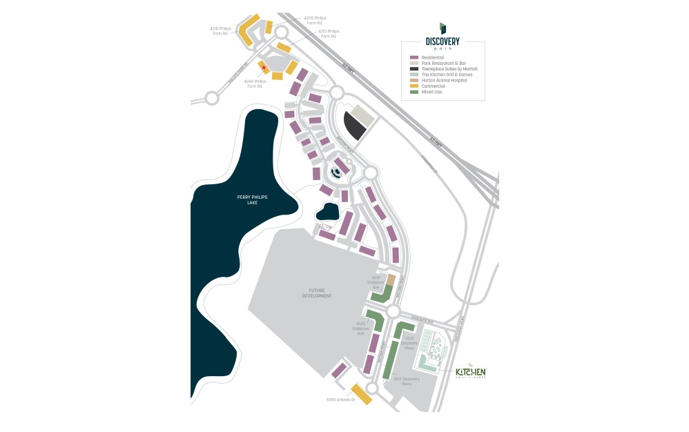 4240 Philips Farm Road - 1 bedroom floorplan layout with 1 bathroom and 2900 square feet (Site Map)